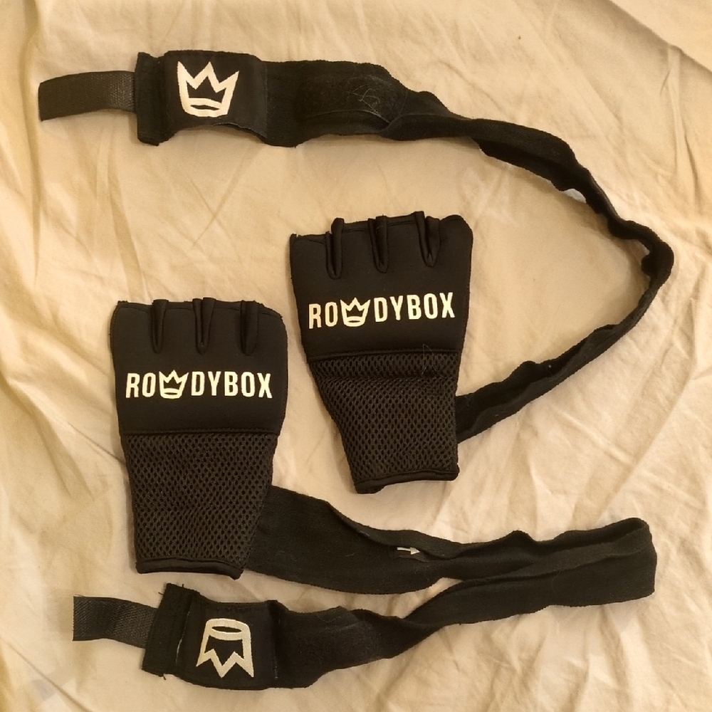RowdyBox Quick Wraps (boxing alternative hand wraps)